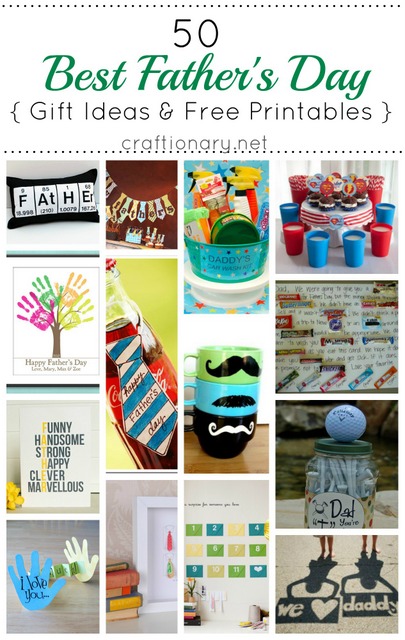 50 Best Fathers Day Gift Ideas and Free Printables - Craftionary