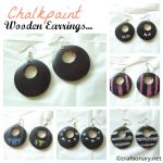 wooden earrings