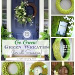 green wreath tutorials