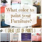what color to paint furniture