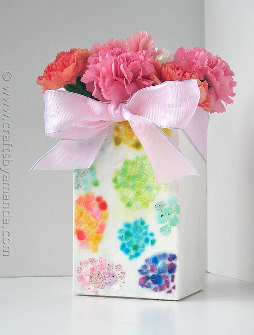 mosaic DIY vases