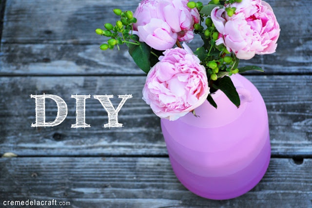 ombre DIY vases