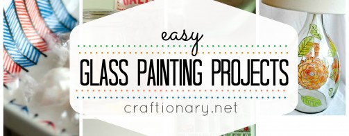 20 Easy Glass Painting Projects (DIY Glass Paint)