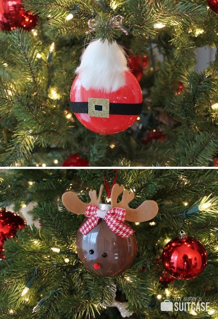 Santa Rudolph ornaments