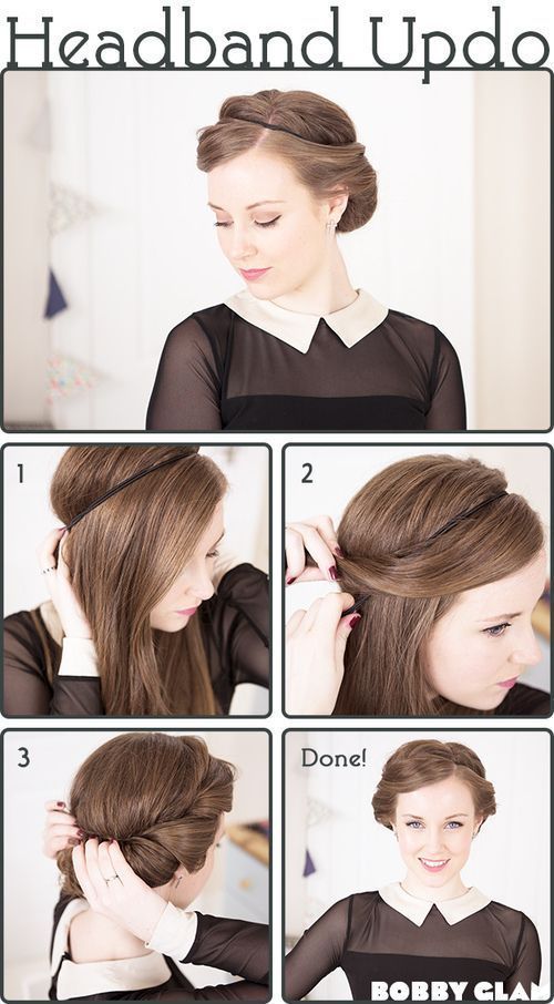 Gallery Short Hair Updos Tutorial