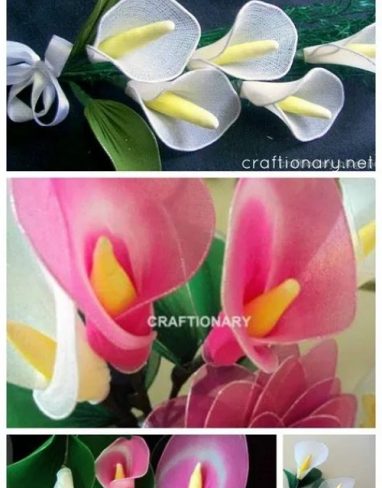 Learn to Make Nylon Wedding Lily Tutorial