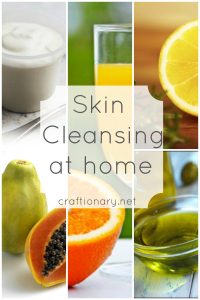 skin cleansing at home