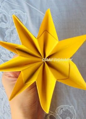 Origami flower Kids Paper Crafts for beginners