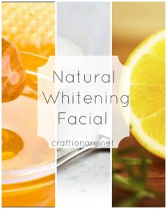 homemade whitening facial