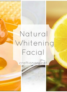 Homemade whitening facial (Natural remedy)