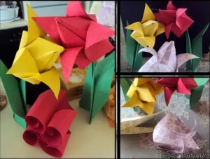 tulips-origami-flowers
