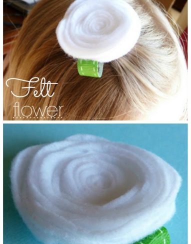 Felt flower Bling Tutorial | Cute Girl Craft