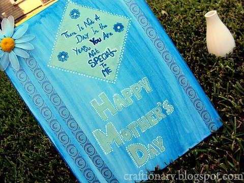 MOTHERS DAY handmade canvas