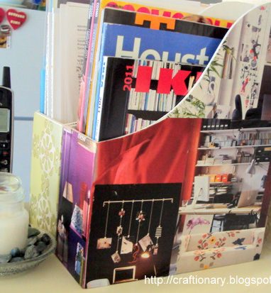 DIY IKEA File Organizer: Decorate with Paper and Mod Podge