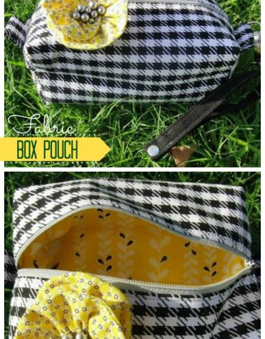 DIY Box Zipper Pouch Sewing Pattern: Step-by-Step Guide