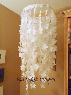 How to Make a Flower chandelier?