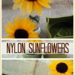 handmade-nylon-flowers-sunflower
