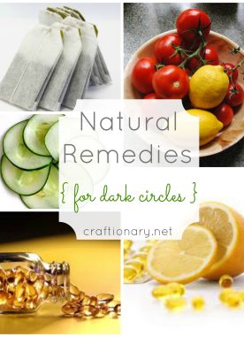 Natural dark circle remedies