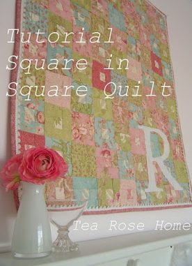 Guest post- Square in square quilt