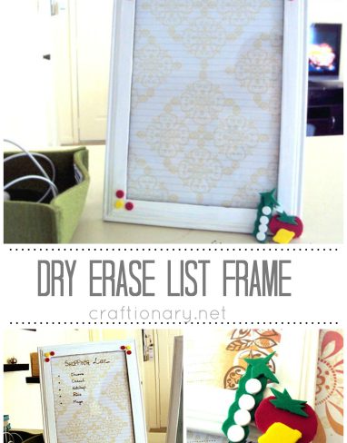 DIY Dry Erase Frame Tutorial: Easy Whiteboard Alternative