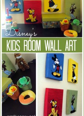 Kids room wall art (Mickey Mouse and Friends)