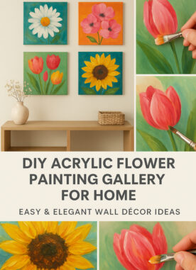 Blooming Walls: Creating A Home Art Gallery with Acrylic Paints
