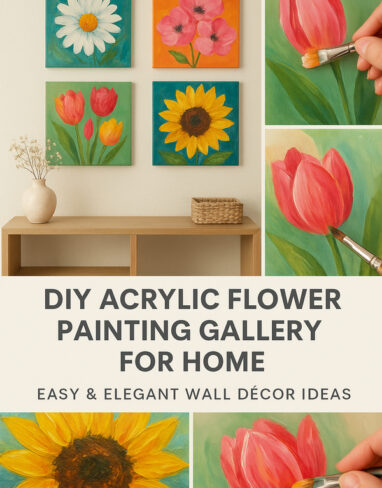Blooming Walls: Creating A Home Art Gallery with Acrylic Paints