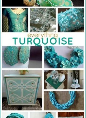 DIY everything turquoise best ideas for home