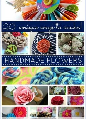 20 DIY Handmade Flower Inspiration (Best Ideas)