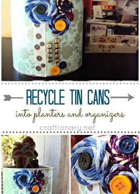 Recycling Tin Cans into Organizers (Tutorial)