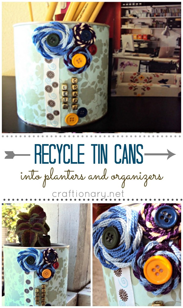 recycle-tin-cans-to-make-organizers-at-home