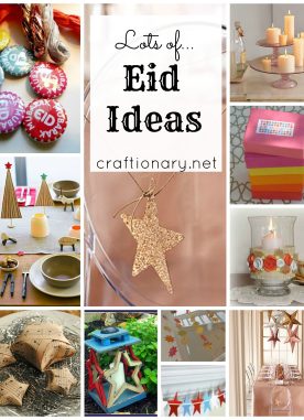 Eid celebration decoration ideas, crafts and DIY projects