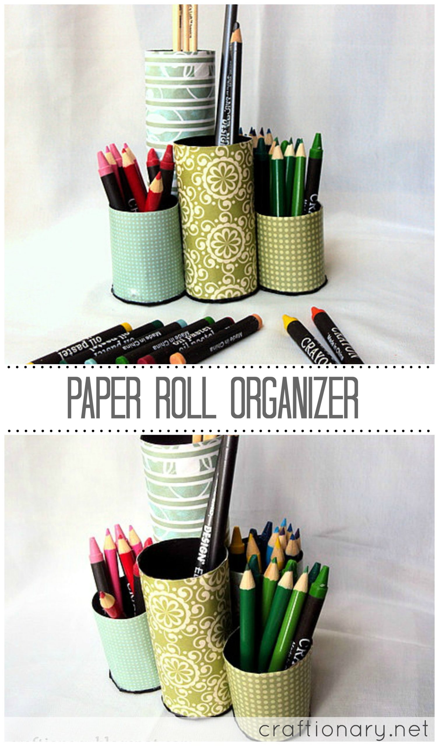 DIY Desk Organizer from Recycled Materials - Mod Podge Rocks