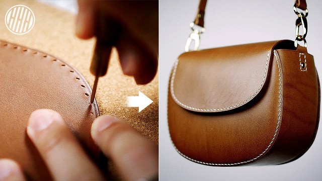 DIY leather handbag purses leather goods from Nepal