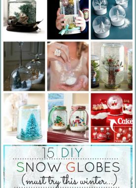 15 DIY Snow Globes (Best Ideas for home or to sell)