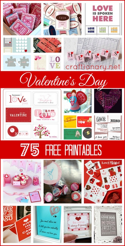valentines day free printables