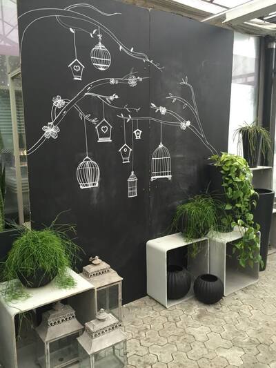 chalkboard-wall-mural-garden-art