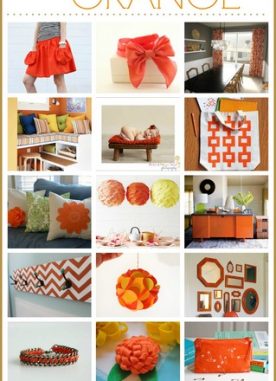Everything Orange DIY Best Ideas for crafty crafters