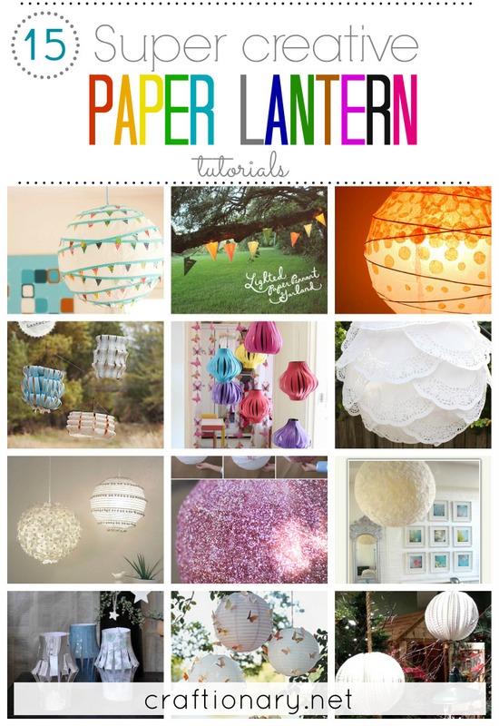 DIY paper lanterns