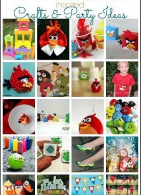 Angry Birds Craft and Party ideas (tutorials)