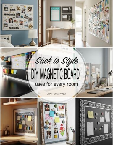 Stick to Style: DIY Magnetic Board for Every Room