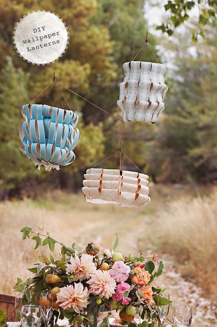 diy-wallpaper-lanterns