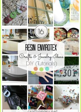 Resin Envirotex DIY Craft and Jewelry ideas