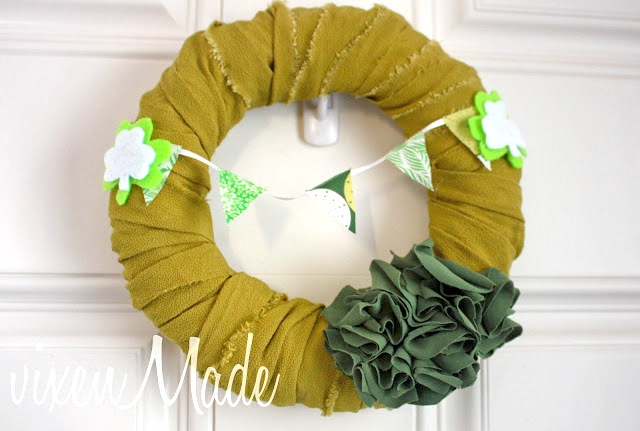 st patricks wreath