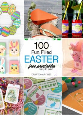100 Easter Free Printables and Editable Design Ideas
