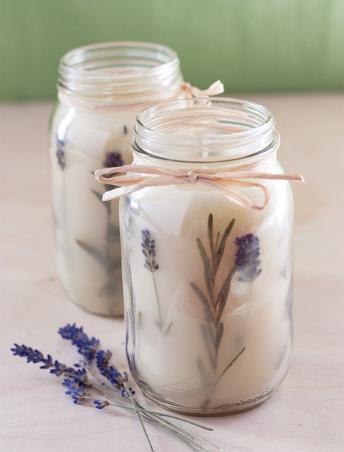 Pressed-Herb-Candles-diy-tutorial