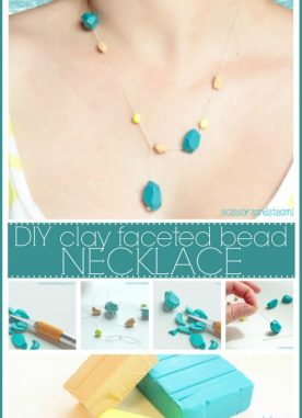 Clay Beads Necklace (tutorial)- Guest Post