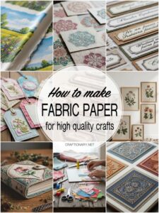 Fabirc Paper Make Fabric Paper for Journal and Artwork - Craftionary