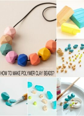 How to Make Faceted Polymer Clay Beads for Jewelry?