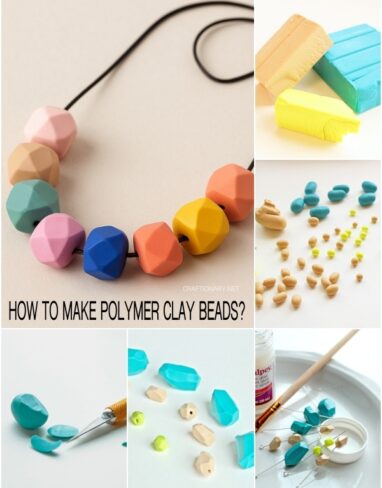How to Make Faceted Polymer Clay Beads for Jewelry?